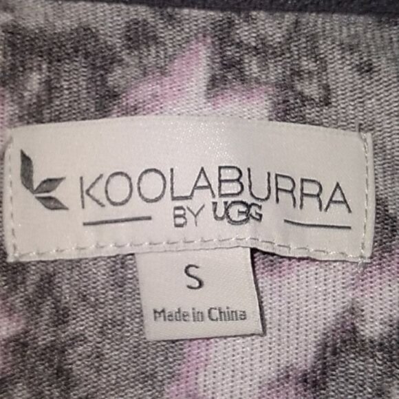 Koolaburra by UGG Gray Tie Dye Oversized T-shirt - Picture 4 of 6